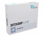 Купить энтекавир, таблетки, покрытые пленочной оболочкой 0,5мг, 30 шт бад в Богородске
