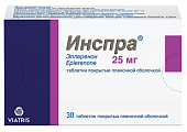 Купить инспра, таблетки, покрытые пленочной оболочкой 25мг, 30 шт в Богородске