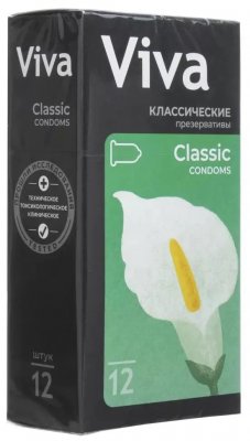 Купить viva (вива) презервативы классические 12шт в Богородске