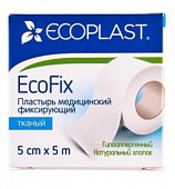 Купить ecoplast ecoplast медицинский фиксирующий тканый 5см х 5м в Богородске