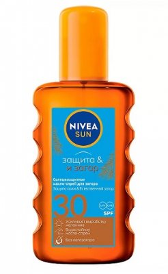 Купить nivea (нивея) sun масло-спрей солнцезащитное для загара, 200мл spf30 в Богородске