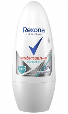 Купить rexona (рексона) дезодорант-ролик антибактериальная свежесть, 50мл в Богородске
