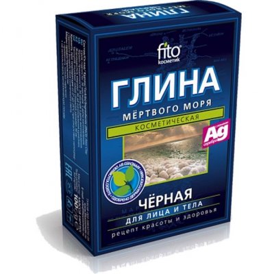 Купить фитокосметик глина мертвого моря сухая черная 100г в Богородске