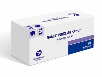 Купить ламотриджин-канон, таблетки 25мг, 30 шт в Богородске