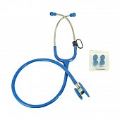 Купить стетоскоп amrus (амрус) 04-ам511 delux медицинский двухсторонний педиатрический, синий в Богородске