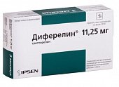 Купить диферелин, лиофилизат для приготовления суспензии для в/мышечного и п/кожного введения пролонг действия 11,25мг, флакон в Богородске