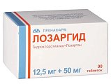 Купить лозаргид, таблетки, покрытые пленочной оболочкой 12,5мг+50мг, 90 шт в Богородске