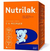 Купить нутрилак 2 (nutrilak 2) молочная смесь с 0 до 6 месяцев, 600г в Богородске