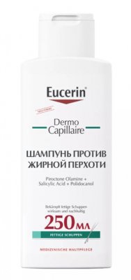Купить eucerin dermo capillaire (эуцерин) шампунь-гель против перхоти 250 мл в Богородске
