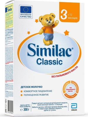Купить симилак (similac) 3 классик смесь детское молочко, 300г в Богородске