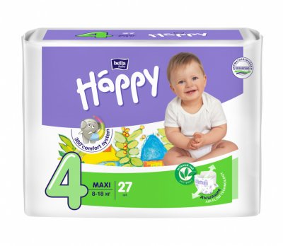 Купить bella baby happy (белла) подгузники 4 макси 8-18кг 27 шт в Богородске
