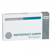 Купить монтелукаст-алиум, таблетки жевательные 5мг, 30 шт в Богородске