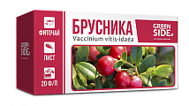 Купить фиточай брусники листья грин сайд, фильтр-пакеты 1,5г, 20 шт бад в Богородске