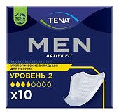 Купить tena (тена) прокладки, men active fit уровень 2, 10 шт в Богородске