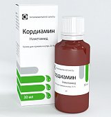 Купить кордиамин, капли для приема внутрь 250мг/мл, флакон 30мл в Богородске