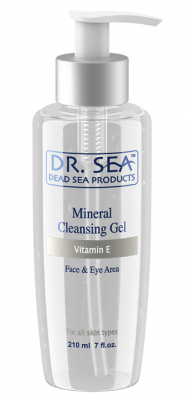 Купить dr.sea (доктор сиа) гель для лица и глаз очищающий минеральный витамин е 210мл в Богородске