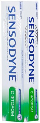 Купить сенсодин (sensodyne) зубная паста фтор, 50мл (глаксосмиткляйн, соединенное королевство великобритании и северной ирландии) в Богородске
