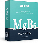 Купить lekolike (леколайк) магний b6, таблетки 60шт бад в Богородске