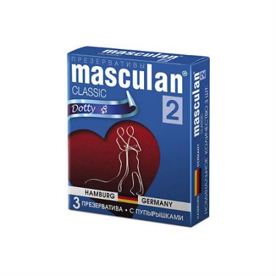 Купить masculan-2 (маскулан) презервативы классик с пупырышками 3шт в Богородске