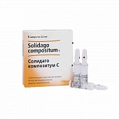 Купить солидаго композитум с, раствор для внутримышечного введения гомеопатический 2,2мл, ампулы 5шт в Богородске