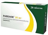 Купить рабелок, таблетки, покрытые кишечнорастворимой оболочкой 20мг, 28 шт в Богородске