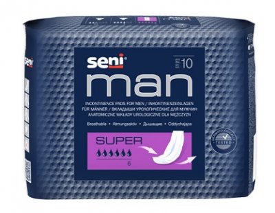 Купить seni men (сени мэн) вкладыши урологические для мужчин супер 10шт в Богородске