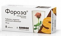 Купить фороза, таблетки, покрытые пленочной оболочкой 70мг, 8шт в Богородске
