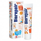 Купить биорепейр (biorepair) зубная паста детская кидс 0-6лет экстракт персика, 50мл в Богородске