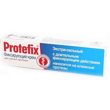 Протефикс (Protefix) крем для фиксации зубных протезов 20мл