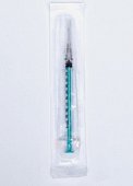 Купить шприц 1мл инсулиновый 100ин/ед (трехкомпонентный) стерильный с иглой луер 0,4х12мм премиум, 100 шт в Богородске