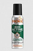 Купить пикник (picnic) bio activ аэрозоль от комаров, клещей и слепней, 125мл  в Богородске