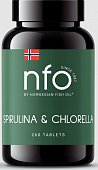 Купить норвегиан фиш оил (nfo) спирулина и хлорелла, таблетки 500мг, 260 шт. бад в Богородске