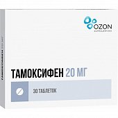 Купить тамоксифен-озон, таблетки 20мг, 30 шт в Богородске
