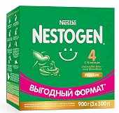 Купить nestle nestogen premium 4 (нестожен) сухая молочная смесь с 18 месяцев, 900г (3*300г) в Богородске