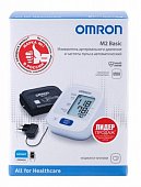 Купить тонометр автоматический omron (омрон) м2 basic, с адаптером, манжета 22-42см (hem 7121-alru) в Богородске