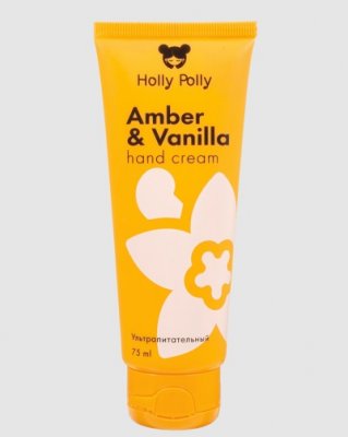 Купить holly polly (холли полли) крем для рук ультрапитательный amber and vanilla, 75мл в Богородске