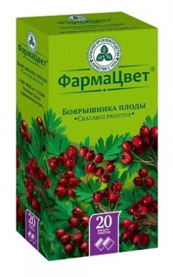 Купить боярышника плоды, фильтр-пакеты 3,0г, 20 шт в Богородске
