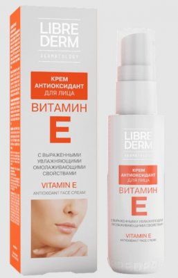 Купить librederm витамин е (либридерм) крем-антиоксидант для лица, 50мл в Богородске