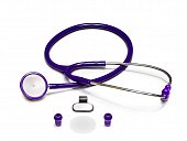 Купить стетоскоп amrus (амрус) 04-ам410 premium медицинский двухсторонний терапевтический, фиолетовый в Богородске