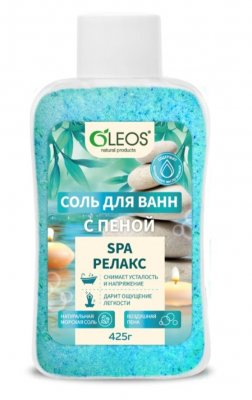 Купить олеос соль для ванн с пеной "spa релакс" 425г в Богородске