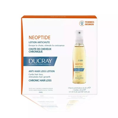 Купить дюкрэ неоптид (ducray neoptide) лосьон против выпадения волос для женщин 30мл х3шт в Богородске