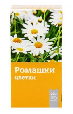 Купить ромашки аптечной цветки, фильтр-пакеты 1,5г, 20 шт бад в Богородске