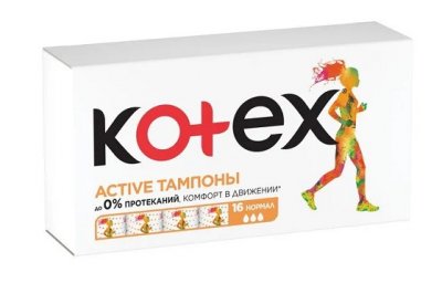 Купить kotex active (котекс) тампоны нормал 16шт в Богородске