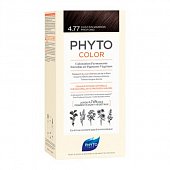 Купить фитосолба фитоколор (phytosolba phyto color) краска для волос оттенок 4,77 насыщенный глубокий каштан в Богородске