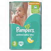 Купить pampers active baby (памперс) подгузники 3 миди 6-10кг, 82шт в Богородске