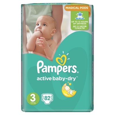Купить pampers active baby (памперс) подгузники 3 миди 6-10кг, 82шт в Богородске