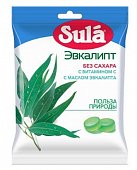 Купить зула (sula) леденцы для диабетиков эвкалипт, 60г в Богородске