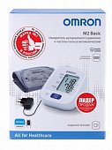 Купить тонометр автоматический omron (омрон) м2 basic, с адаптером, манжета 22-32см (hem 7121-aru) в Богородске