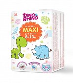 Купить подгузники - трусики для детей дино и рино (dino & rhino) размер maxi 8-13 кг, 18 шт в Богородске