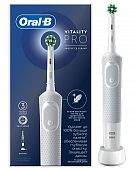 Купить oral-b (орал-би) электрическая зубная щетка vitality pro d103.413.3 тип 3708 с зарядным устройством, тип 3757, белый в Богородске